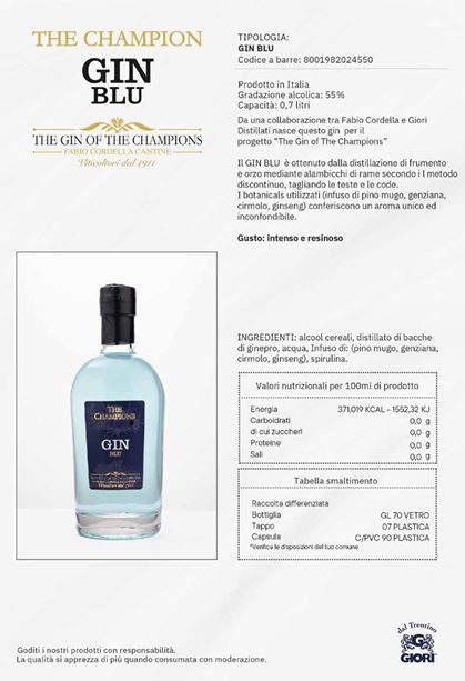 Gin of The Champions- Exclusively