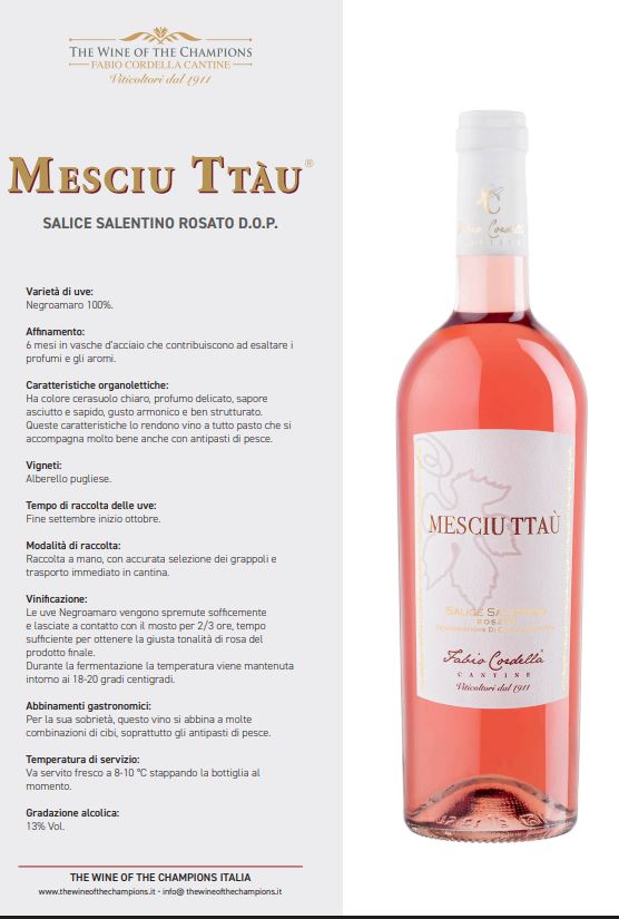 Mesciu Ttau, Rosato